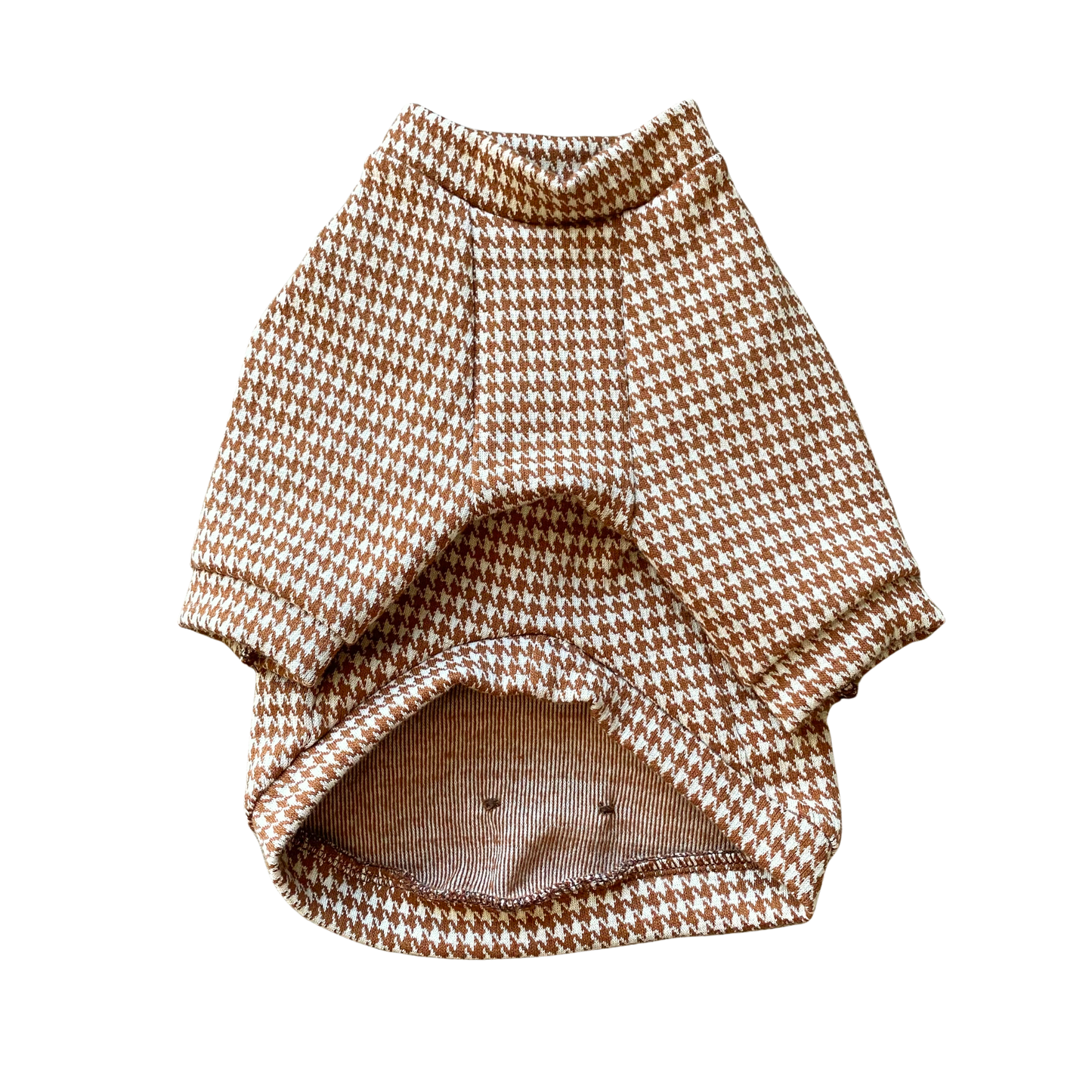 Houndstooth Cotton Raglan