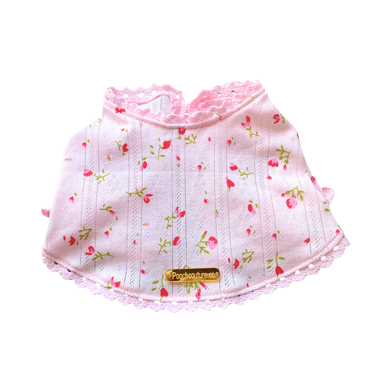 Pink Combed Cotton Cardigan
