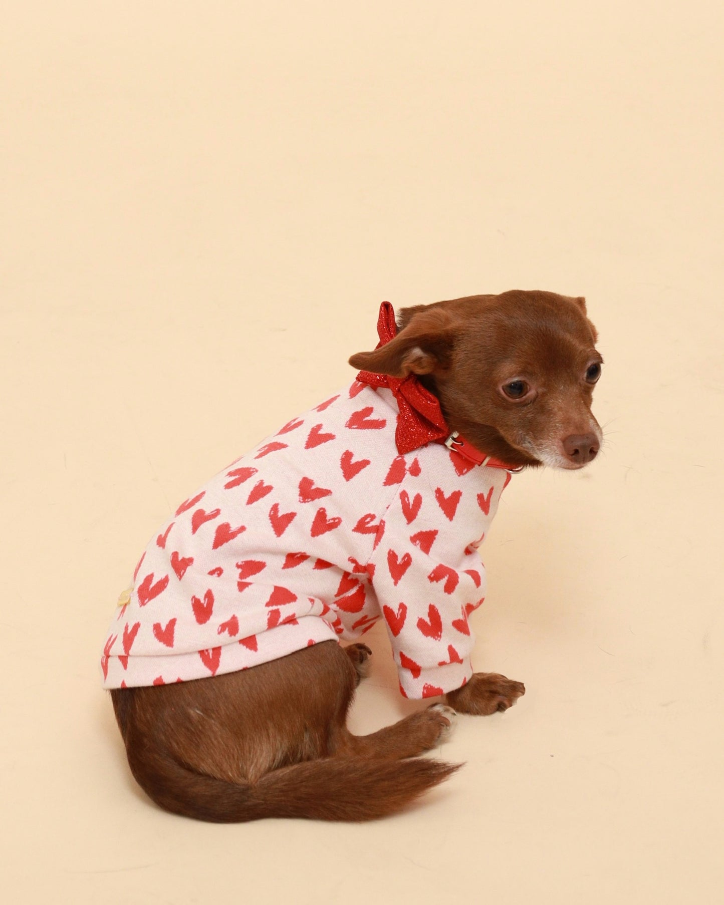 Red Hearts Cotton Raglan