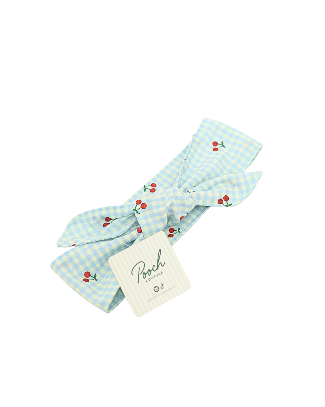 Gingham Cherry Neckerchief