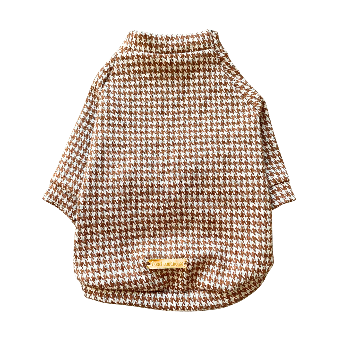 Houndstooth Cotton Raglan